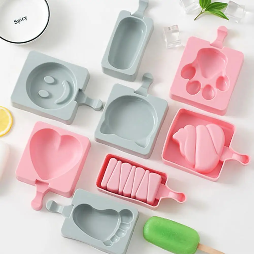 8 Sharps Silicone Molds Icecream Ice-lolly Soap Candle Fondant Moulds Candy Chocolate Clay Cake Decorating Tools Kitchen Diy | Дом и сад
