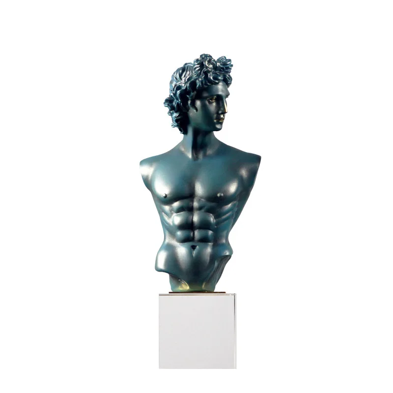 

[HHT] Nordic Creative Character Sculpture Decoration David Venus Statue Ornament Living Room Office Home Decor Resin Crafts