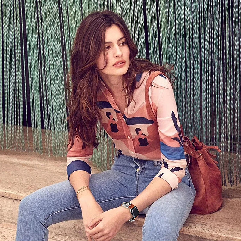 

Leather Strap For Apple Watch band 44mm/40mm iWatch 38mm/42mm Handmade belt watchband Bracelet applewatch serie 5 4 3 SE 6 band