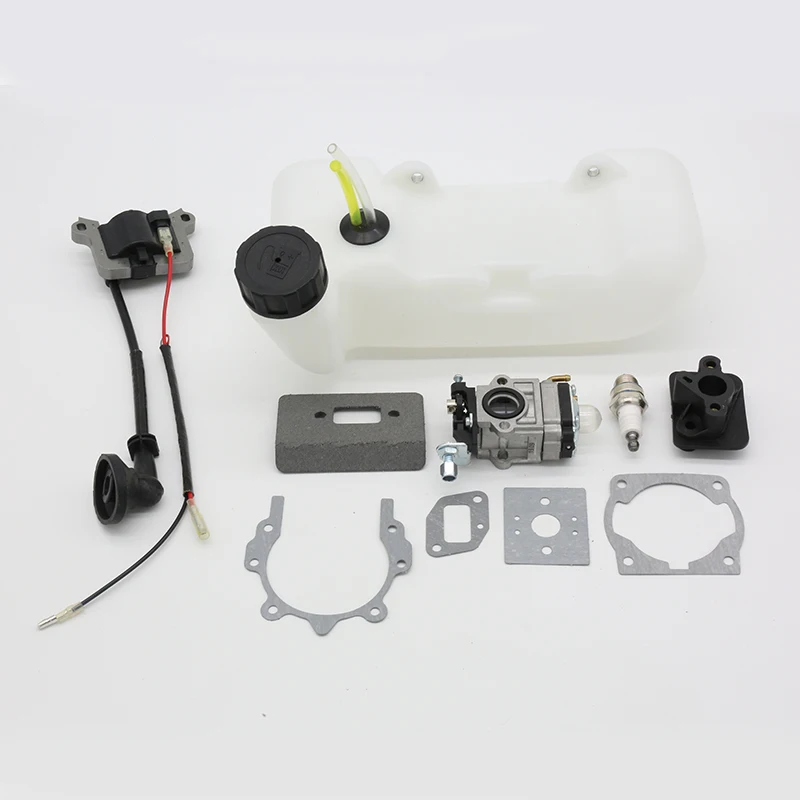 Карбюратор катушка зажигания Комплект прокладок для 43cc 52cc CG430 CG520 BC430 BC520 40 5 TL43