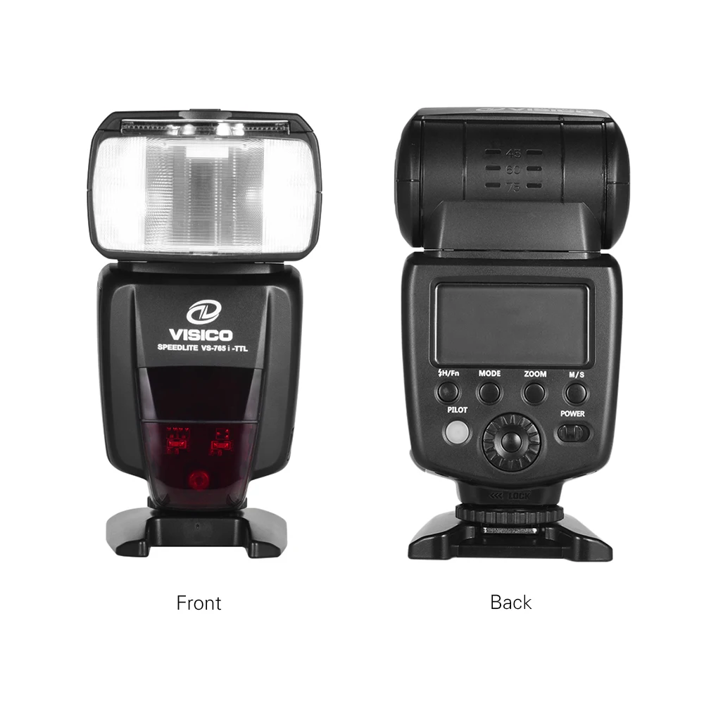 Вспышка для камеры VISICO Speedlite вспышка с режимом TTL 2 4G беспроводным триггером