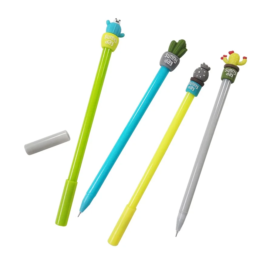 1 шт./лот симпатичная гелевая ручка для школы с ананасом КАКТУСОМ пандой