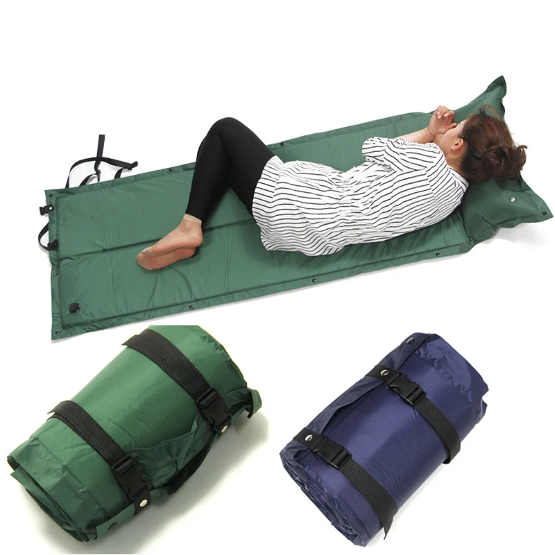 

Lightweight Air Mattress Self Inflatable Sleeping Pad Resting Pads With Pillow for Camping Hiking Picnic Moisture-proof Mat