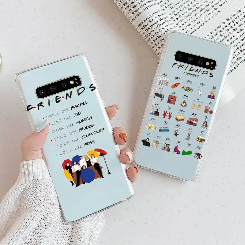 

Friends TV Central Coffee Phone Case Transparent For Samsung Galaxy A S 7 8 11 21 50 30 81 51 90 5G 20 E Ultra M60S