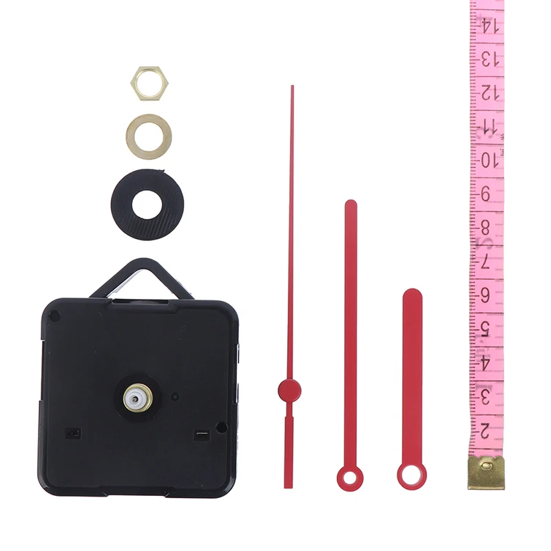 

1Pc DIY Clock Hollow Heart Metal Texture Wall Clock Retro Wall Clock Movement Accessories Black Hands Repair Kit