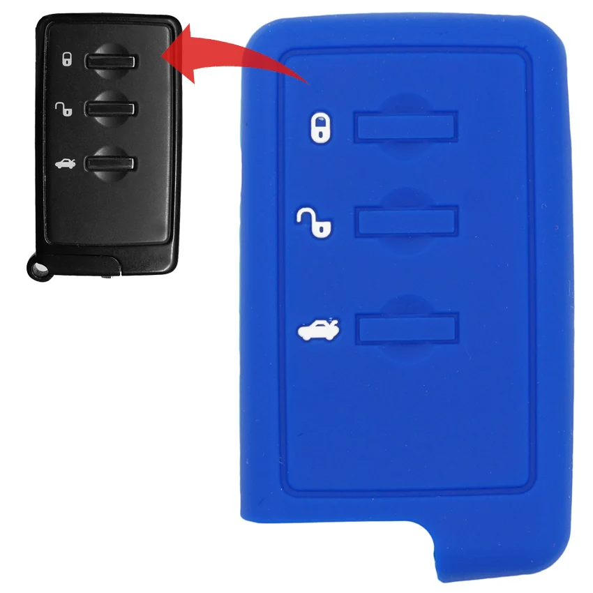 Мягкий силиконовый чехол для ключей от машины MICOCHE с 3 кнопками Subaru XV Forester Legacy Impreza