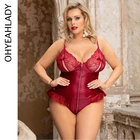 Боди Ohyeahlady из искусственной кожи, Женское боди на бретелях, Женский Топ, черное боди, нижнее белье, трико, боди