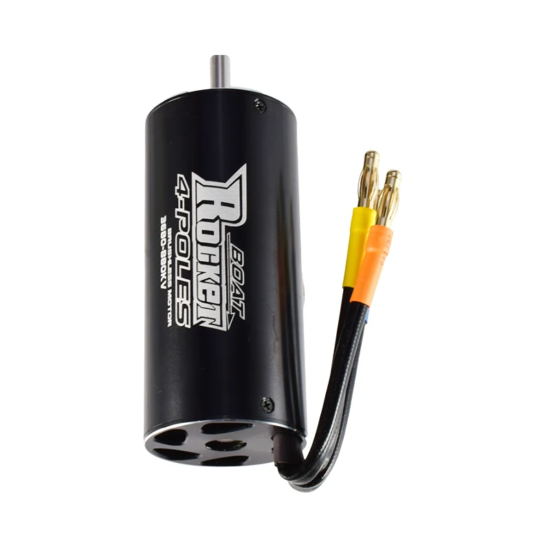 Rocket 3680 880KV 4 полюса 5 мм вал Диаметр бесщеточный двигатель для 800-1000mm RC лодка -