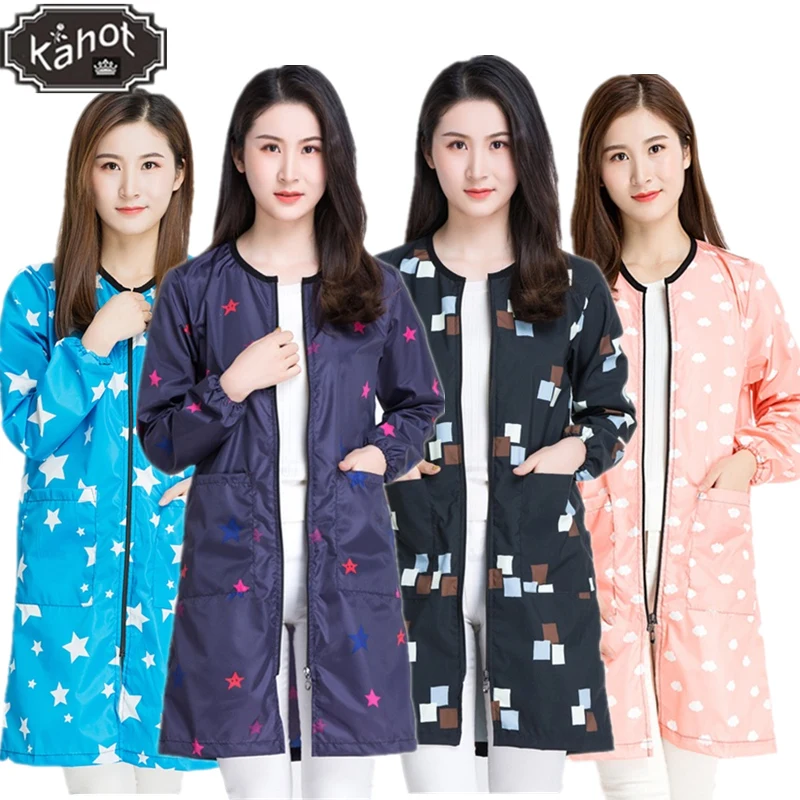 

Профессиональный халат для парикмахерской, рабочая одежда с длинным рукавом для ухода за домашними животными, рабочая одежда для стрижки, ассистент парикмахерской, фартук