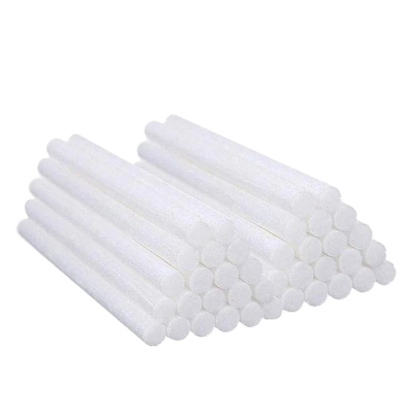 

Hot TOD-40 Pcs Cotton Humidifier Filters Sticks Humidifiers Cotton Swab Sponges Refill Sticks Absorbent Wicks Replacement