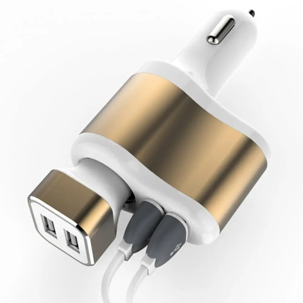 

AGETUNR 12V Car Charger Dual USB Chargers For iPhone Huawei Samsung Car Lighter Socket Splitter Plug Accessory Fast Charging
