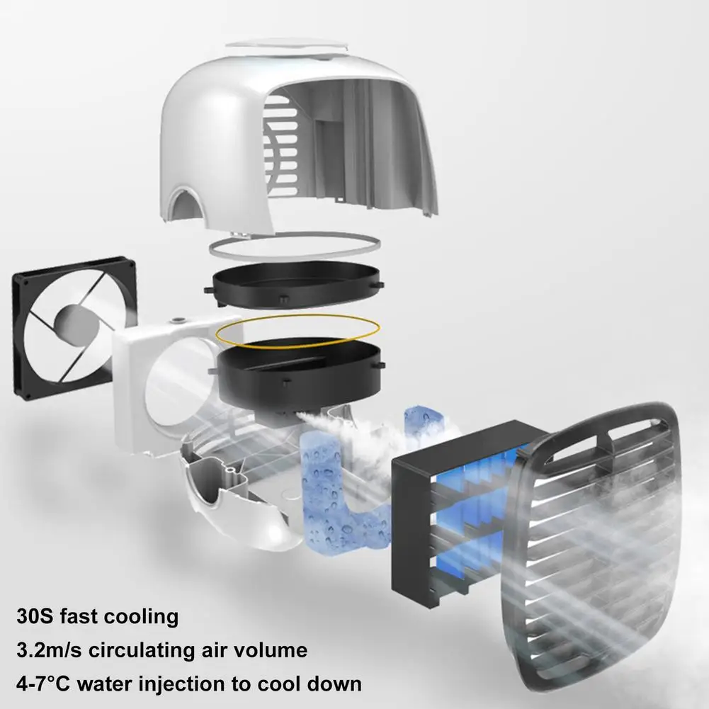 Мини-вентилятор для офиса дома портативный с USB-разъемом | Автомобили и мотоциклы