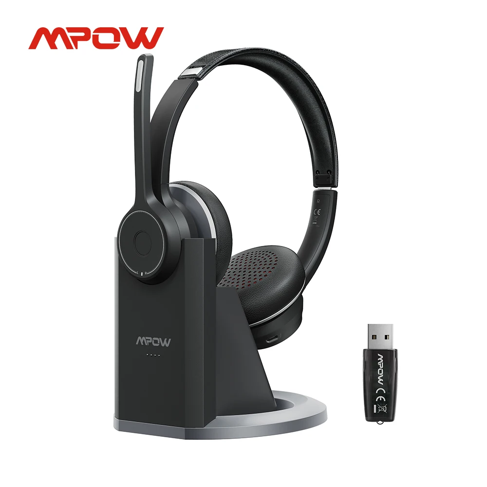 Беспроводные наушники Mpow HC5 Pro гарнитура Bluetooth 5 0 с шумоподавлением CVC8.0 микрофоном