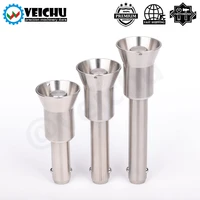veichu 1pcs vcn112 stainless steel spring safety button pin quick release pin self locking ball lock pins with safety handle