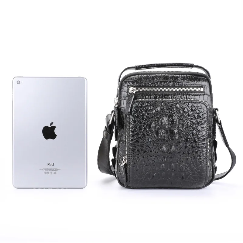 Экзотическая натуральная крокодиловая кожа мужской маленький летний кошелек