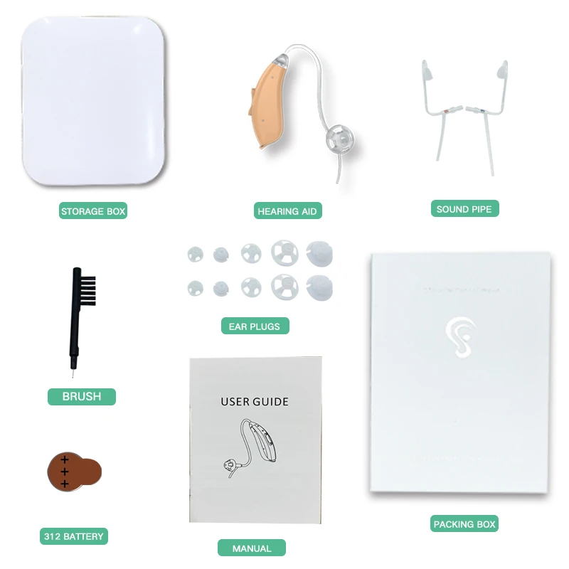 Супер Мини слуховой аппарат усилитель звука уха Регулируемый тональный