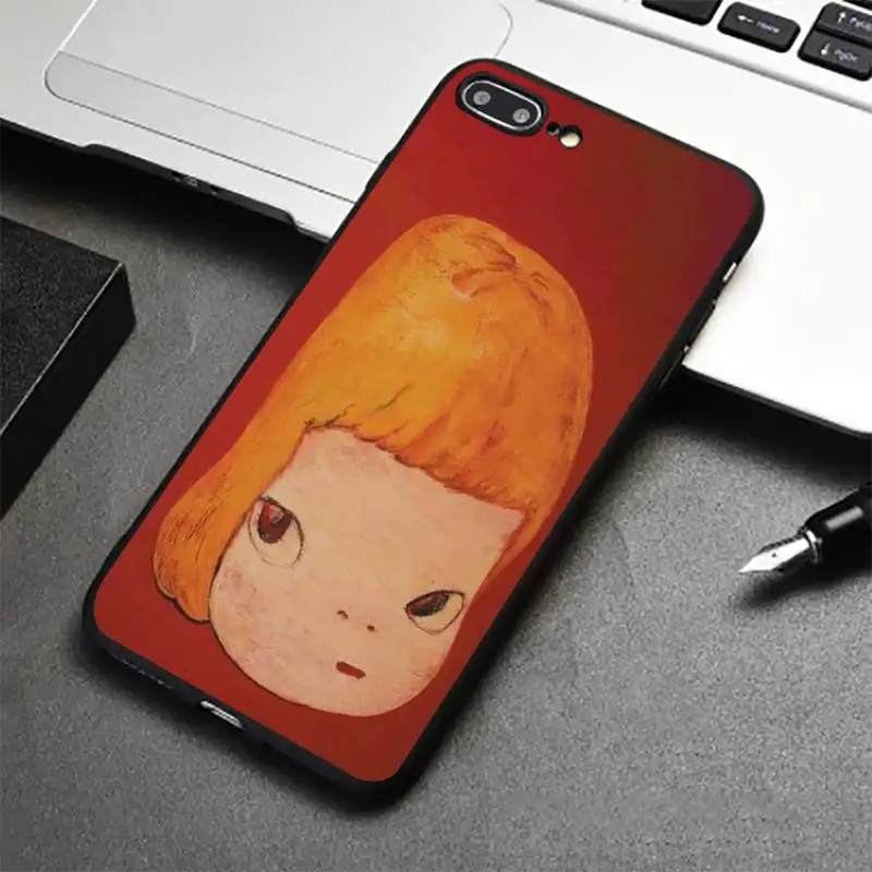 

YNDFCNB cartoon Yoshitomo Nara Phone Case for iPhone 6 7 8 11 12 Pro X XS Max XR Samsung A S 8 9 10 20 50 Plus pro funda