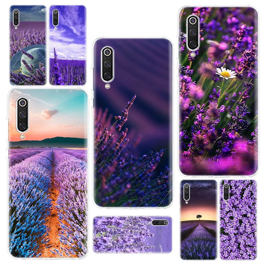 Простой Лавандовые фиолетовые цветы чехол для телефона Redmi 4 4A 4X 5 5A 6 6A 7 Y3 7A 8 K20 K30 S2
