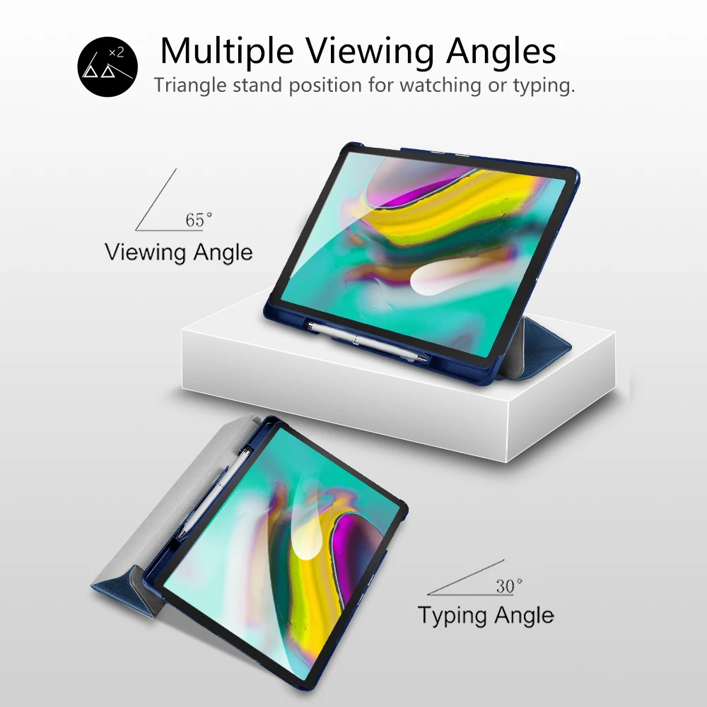 Чехол из искусственной кожи для Samsung Galaxy Tab S5E T720 T725 10 5 защитный чехол новый