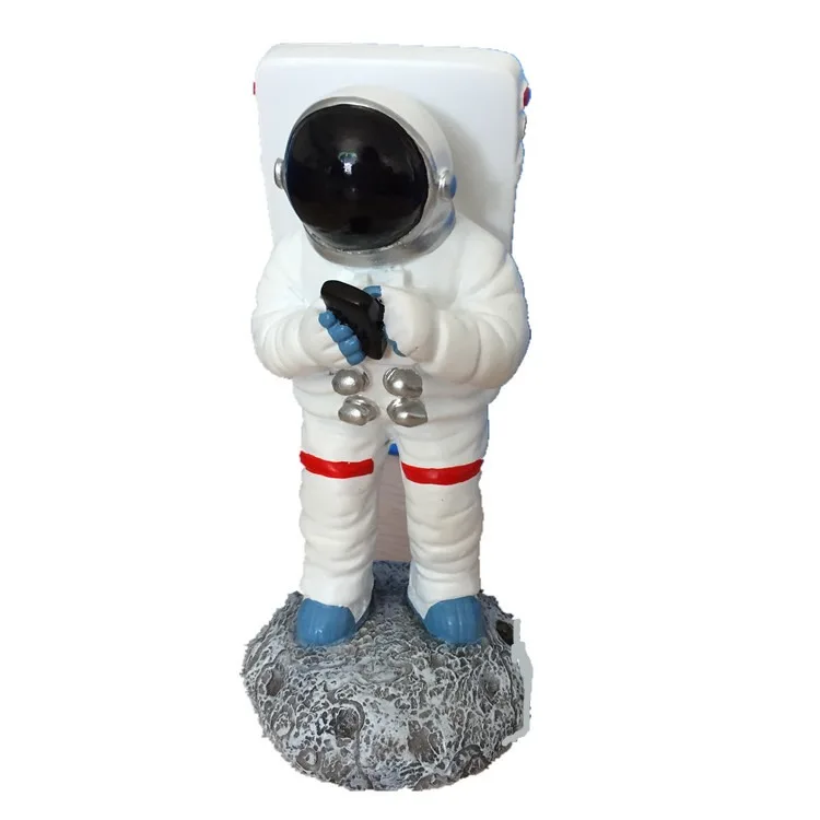 

Resin Astronauts Ornaments Universal Cell Phone Stand Holder Bracket Gift Toys Home Office Desk Decoration Birthday Party Favors