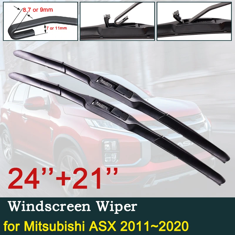 

for Mitsubishi ASX 2011~2020 Car Wiper Blade RVR Front Windshield Wipers Car Accessories 2012 2013 2014 2015 2016 2017 2018 2019