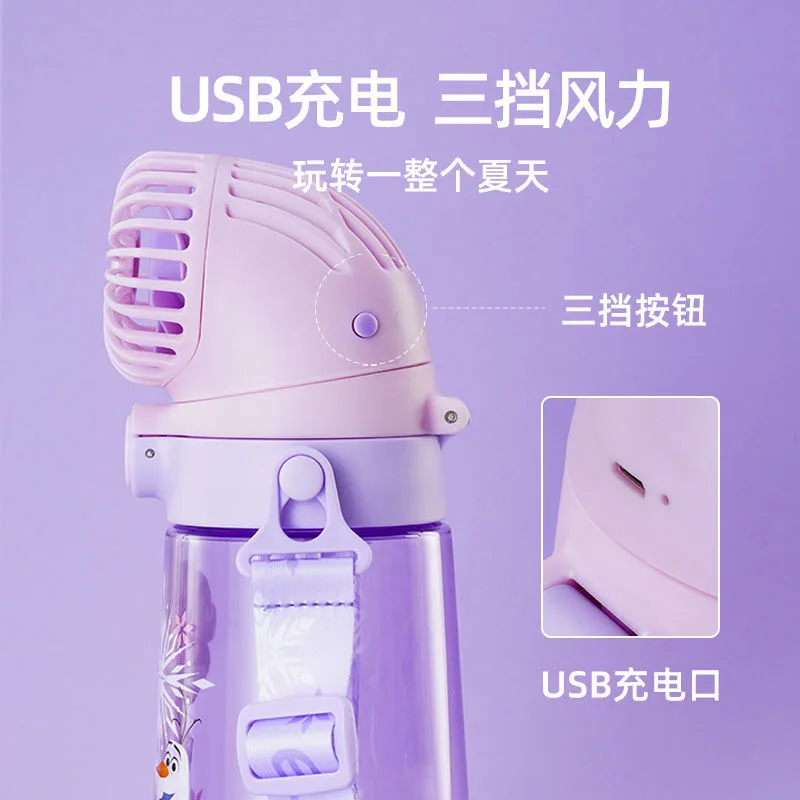 저렴한 디즈니 어린이 물 컵 배낭 물 병 물 주전자와 유치원 아기에 대 한 여름에 팬 밀 짚 컵 학교에 대 한