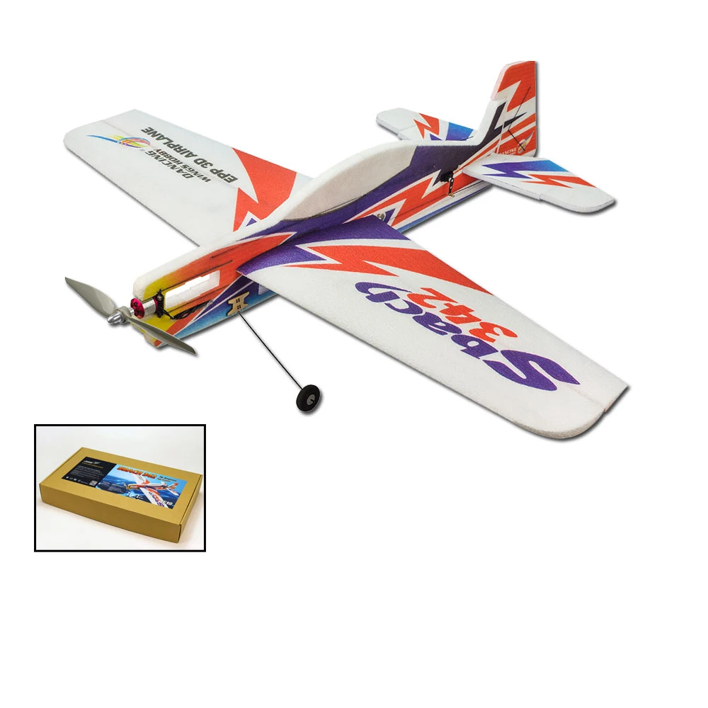 Kit Version 1000 мм размах крыльев EPP 2216 RC модель самолета 920KV двигатель SBACH342 пульт дистанционного управления Самолет DIY Летающая модель E1804 игрушки для детей - Цвет: Kit Version