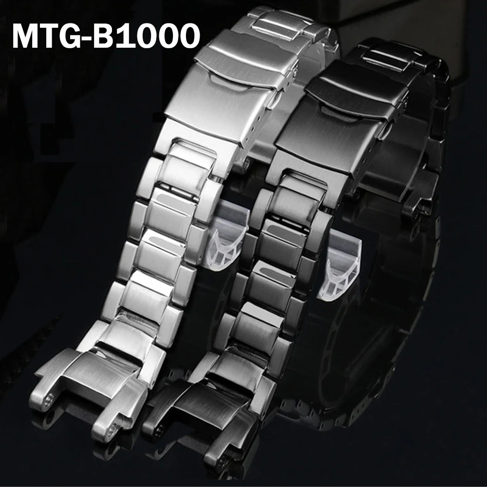 Сменный ремешок для часов из нержавеющей стали Casio G Shock MTG B1000 мужской матовый