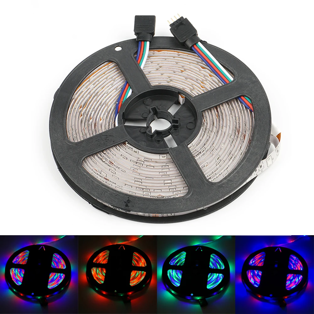 

5M RGB LED Strip Light 2835SMD DC12V 300Leds IP65 Waterproof Flexible DiodeTape Lamp Home Decoration BackLight Lights RGB strip