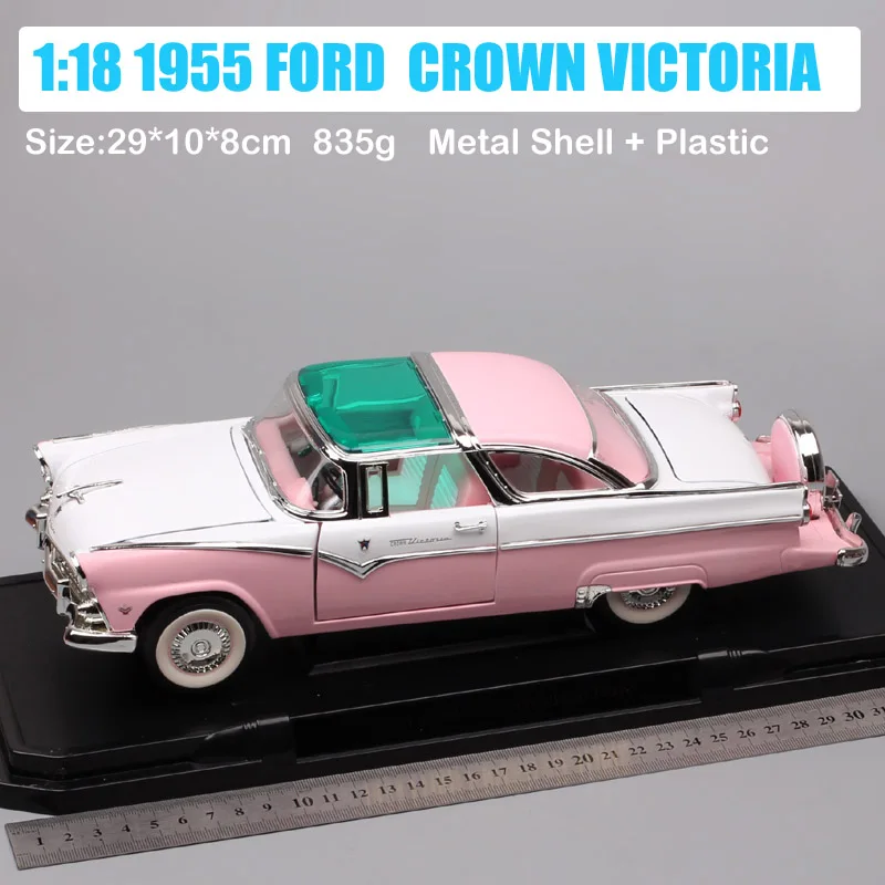 Классический автомобиль в масштабе 1:18 1955 Форд Корона Виктория Fairlane Vic модель