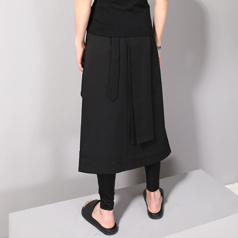 Повседневные мужские брюки с регулируемой талией модные штаны султанки в стиле