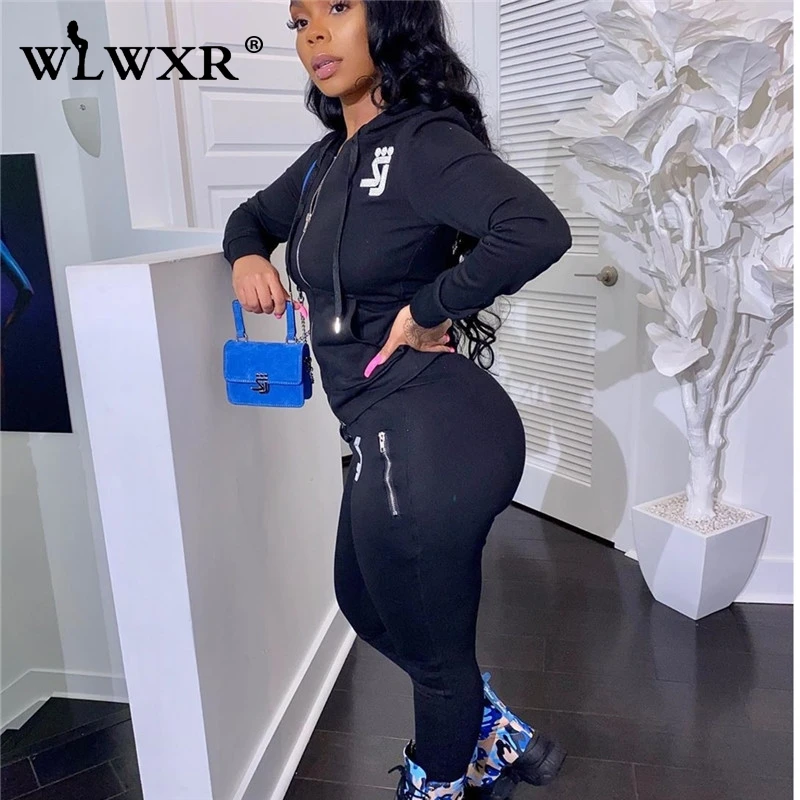 WLWXR уличная одежда комплект из двух предметов женский спортивный костюм верхняя