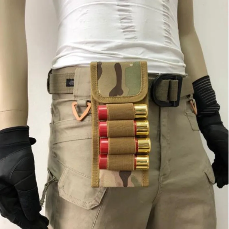 

12G Tactical Sports Bullet Bag 16 Shotgun Storage Bag Molle Accessory Multifunctional Belt Bag