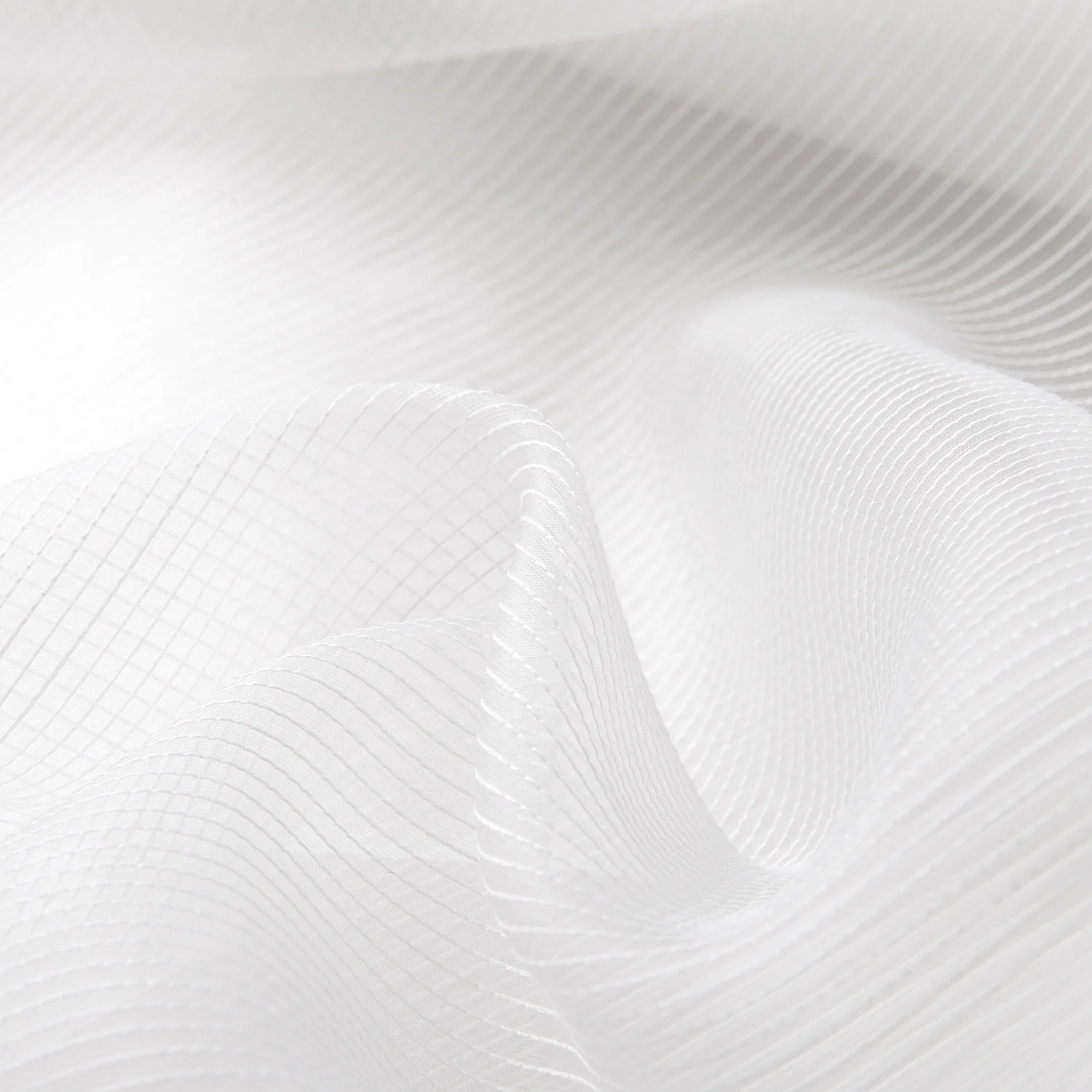 Белая полоса занавеска для гостиной Роскошная жаккардовая ткань тюль кухни