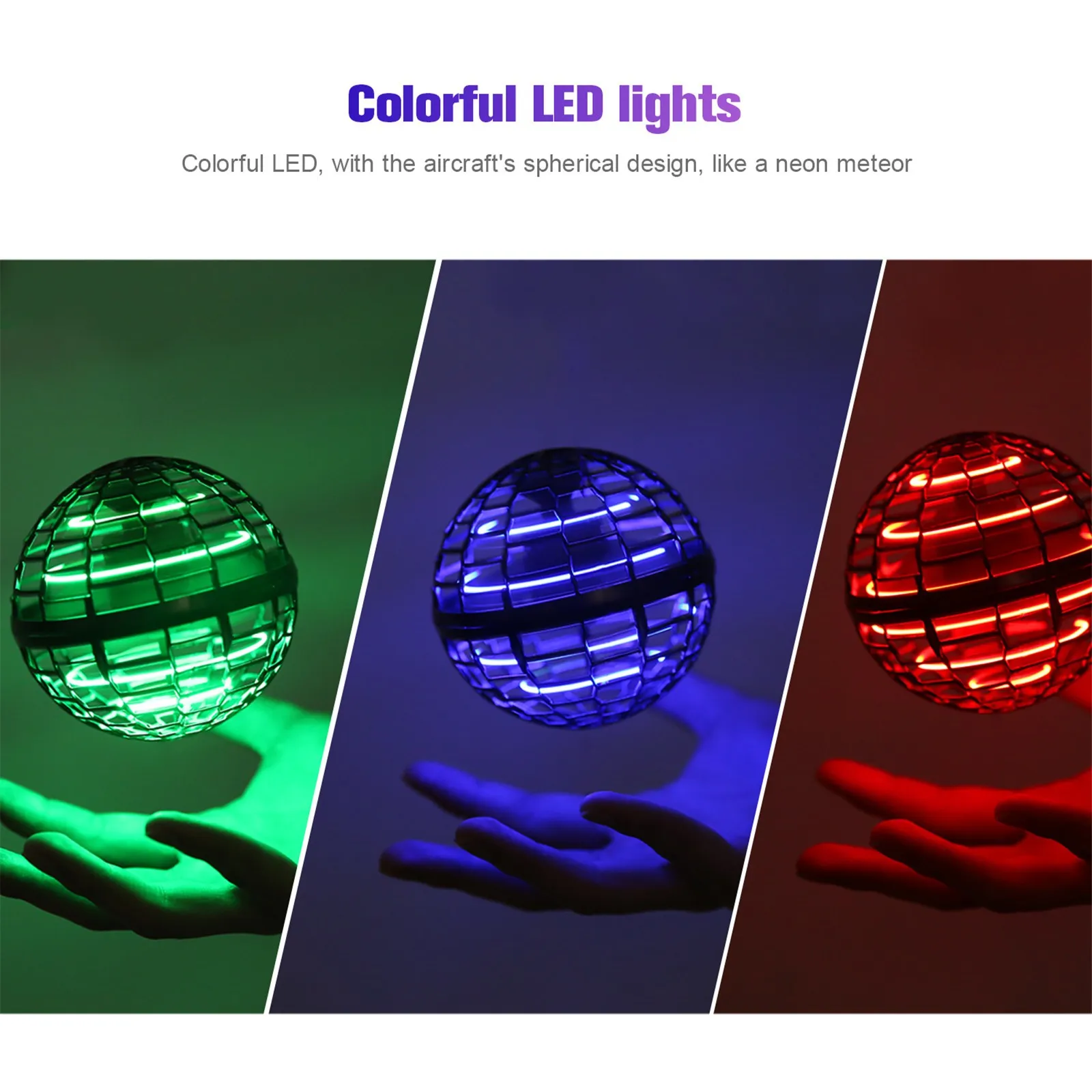 

New Year Gift 3D Flying Drone Spinners Robot Glowing Lights Anti Stress Toys Remote Robot For Kids Christmas Gifts Hot Sale!