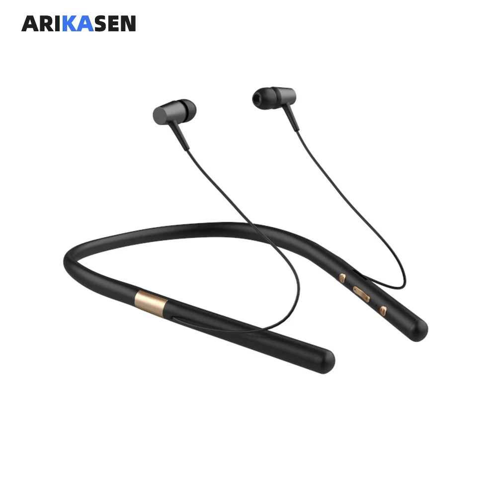 

2 in 1 Wireless Headphones with mp3 Bluetoot V5.0 Sports Earbud Neckband Stereo Bluetooth Earphone Headset with Mic memory slot