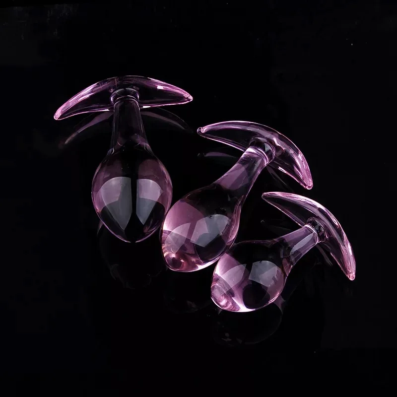 Сексуальные товары для женщин Анальная пробка со стразами массажа простаты и