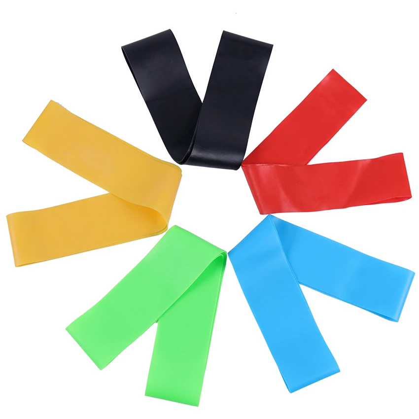 1PC Training Fitness Exercise Gym Strength Resistance Bands Pilates Sport Rubber Mini Crossfit Workout Equipment |