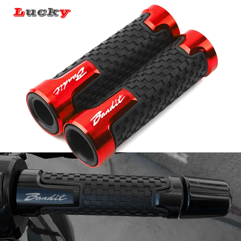 

High Quality For SUZUKI Bandit GSF600S GSF 600S GSF600 GSF650 GSF1250 Motorcycle 7/8"22mm Handlebar Grips Handle Hand Bar GSF