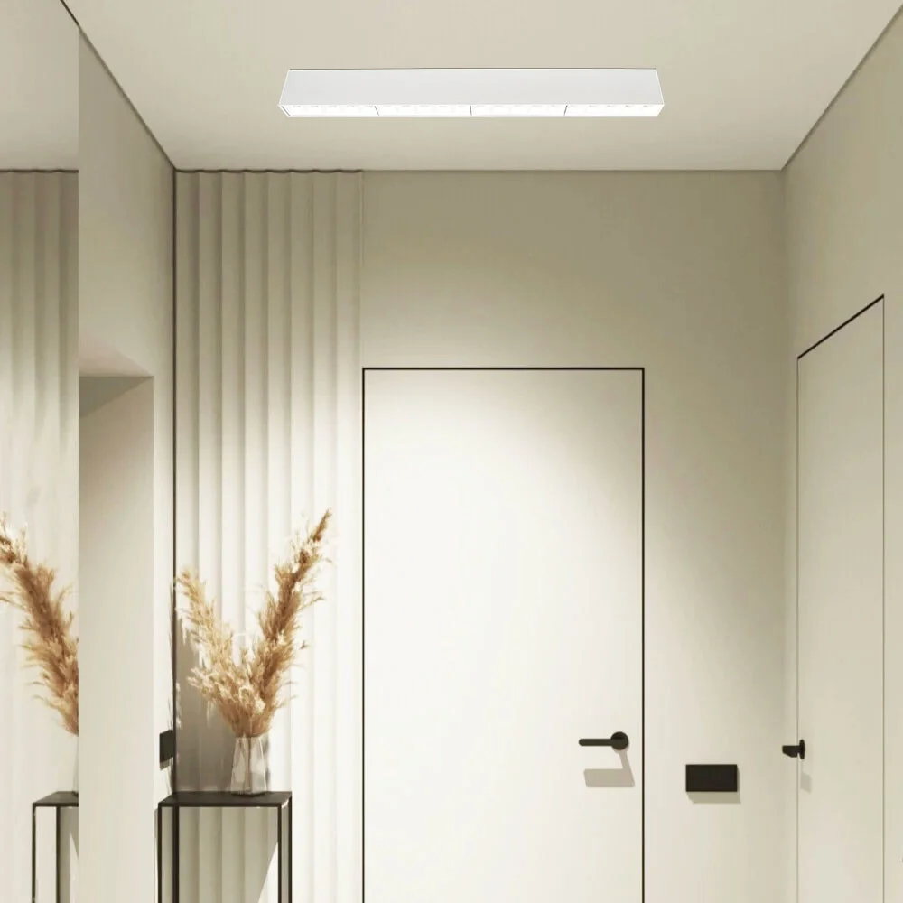 

Direct Installation Black White Reflector 5W 10W 20W Linear Ceiling Lighting Fixtures Surface Mounted Spot Light Lamp