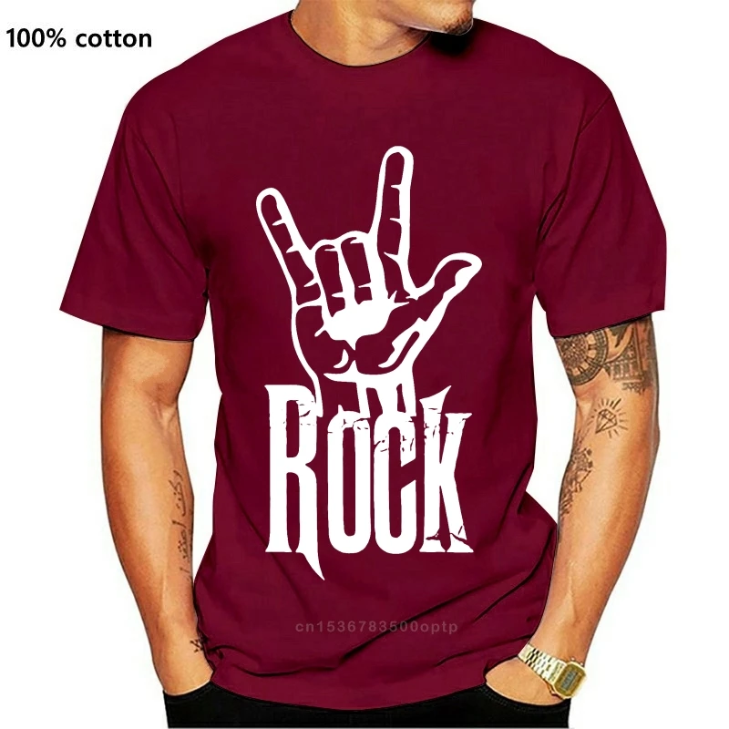 

New Rock T S N Roll H Popular Tagless Tee T-ShirtPrint T shirt Men