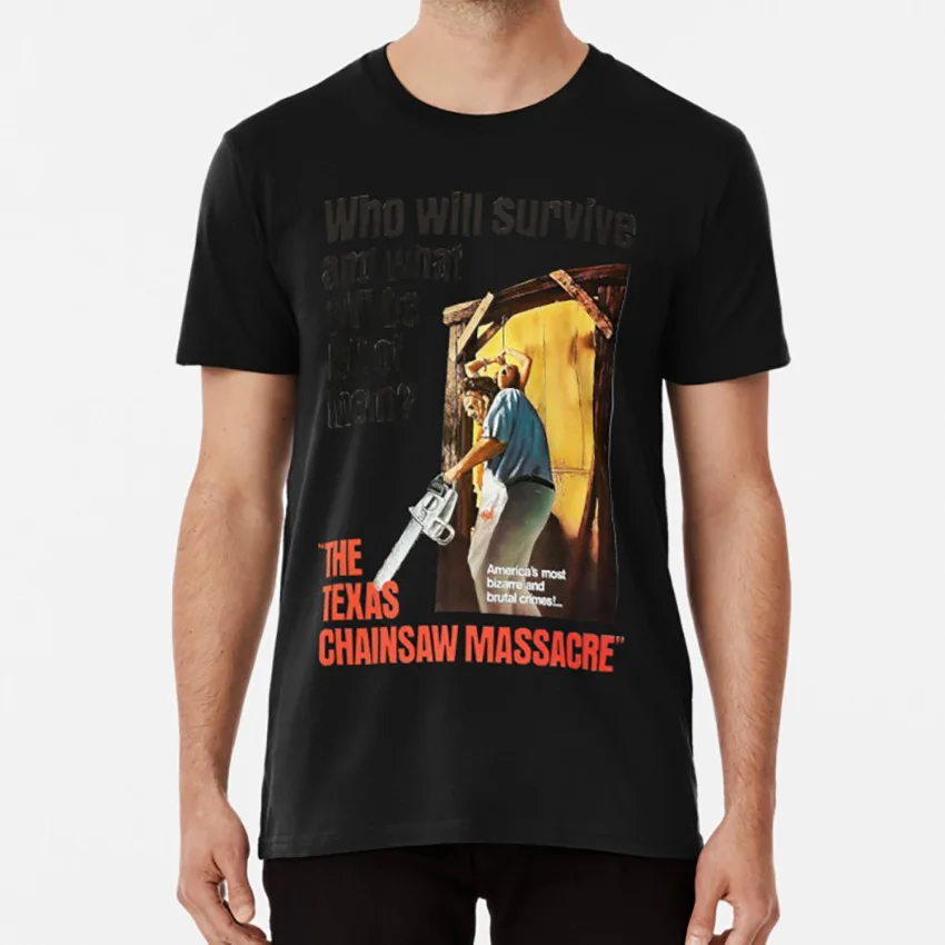 The Texas цепная пила резня футболка из фильма ужасов бензопила Техас