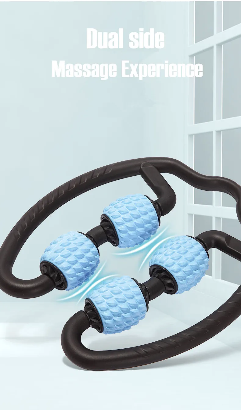 Yoga Massage balls Dual Side Neck Leg Arm Muscle Relaxer Massage Roller Gym Massage Stick Sports Pilates Yoga Fitness Equipment