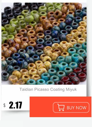 Тайдиан mutilcolor японский seedbeads бусины Miyuki Delica 11/0 для богемного подарка ручной работы 3 г/лот приблизительно 600 штук 1,6x1,3 мм