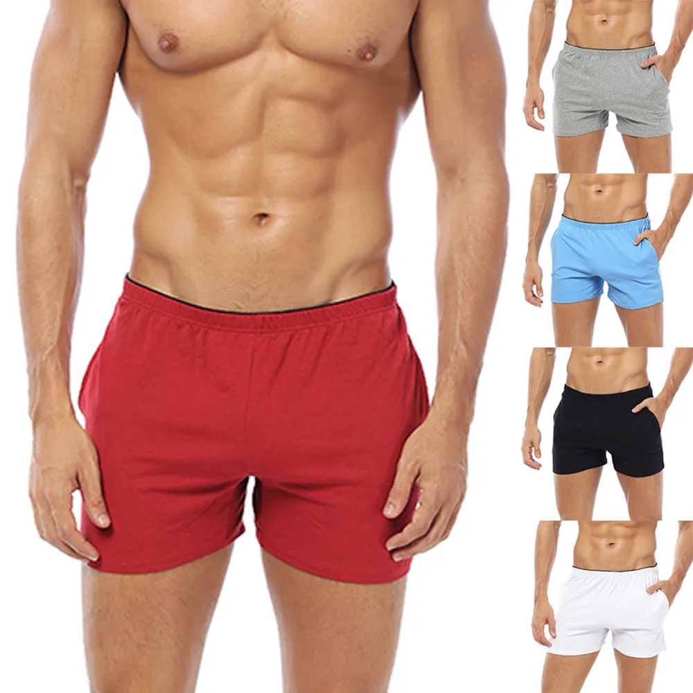 Cueca трусы боксеры с буквенным принтом и карманами сексуальное нижнее белье для