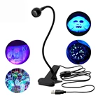 D2 светодиодный ультрафиолетовый UV светильник s настольная лампа USB Мини УФ-гель леча светильник Сушилка для ногтей набор сделай сам для нейл-арта наличные медицинский продукт детектор