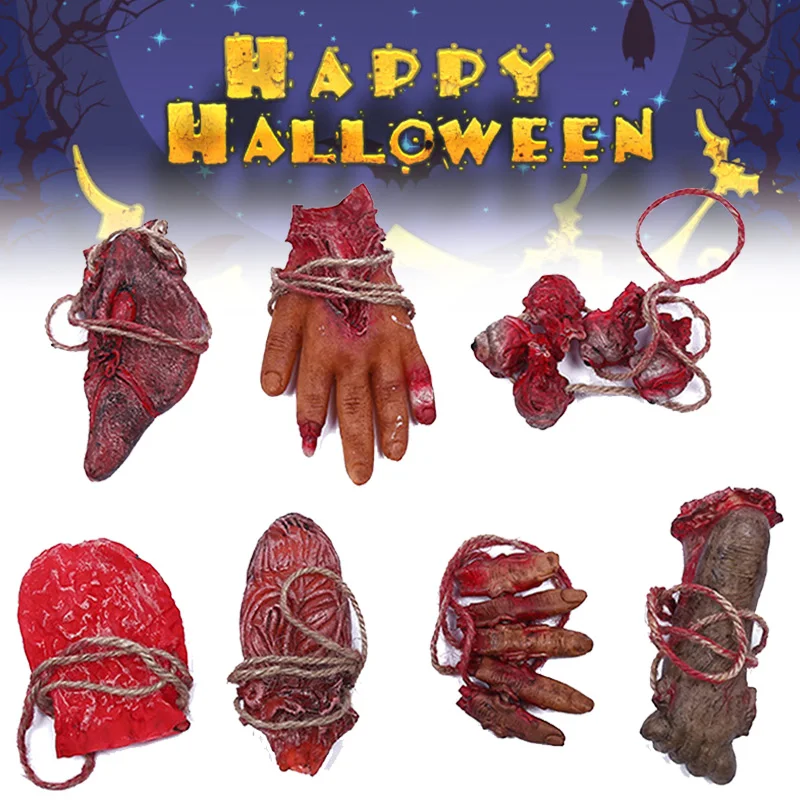 

Игрушка на Хэллоуин, кровавое тело, часть рук, ног, страшный Гари, ужас, реквизит BM88
