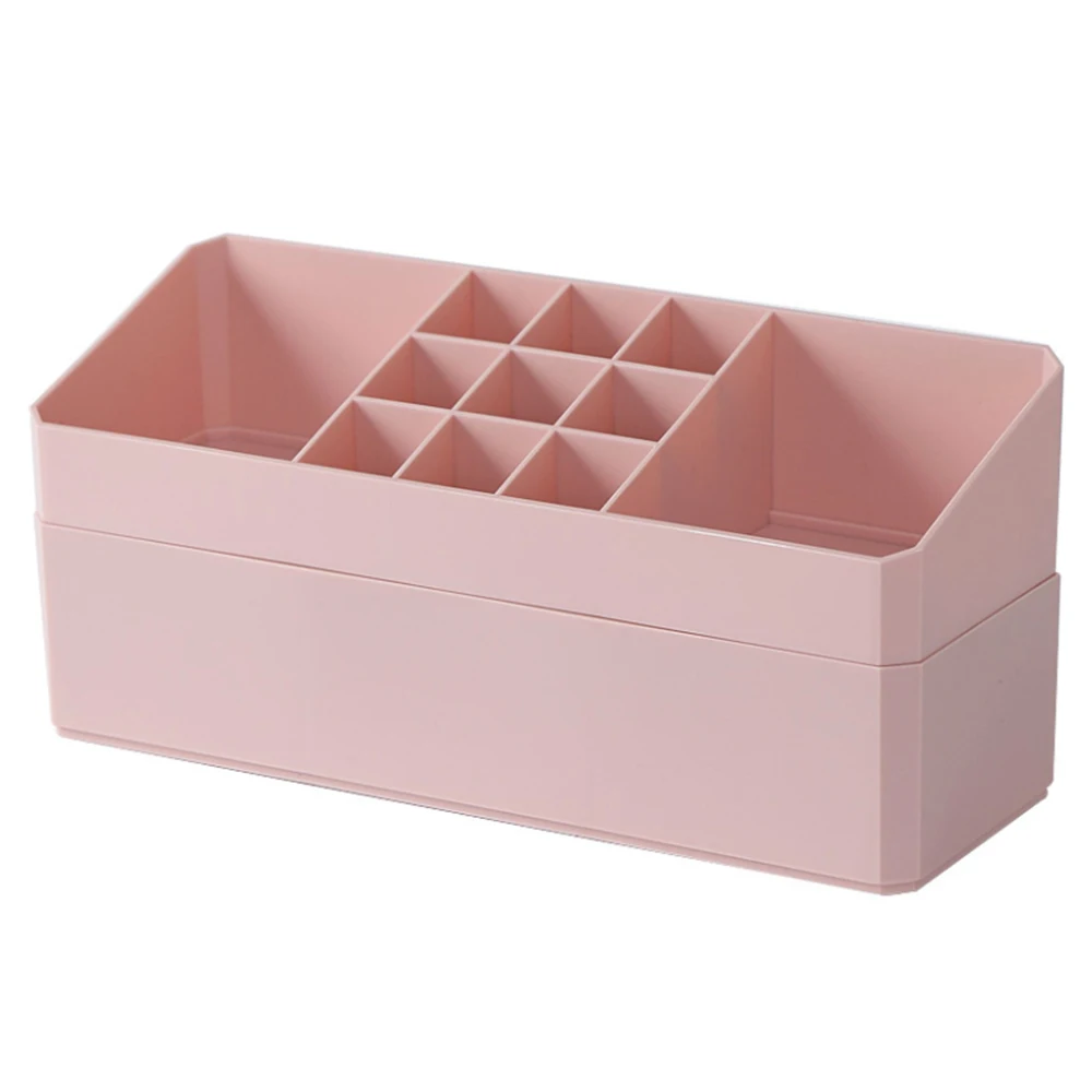 Двухслойный держатель для макияжа с ящиком многофункциональные настольные