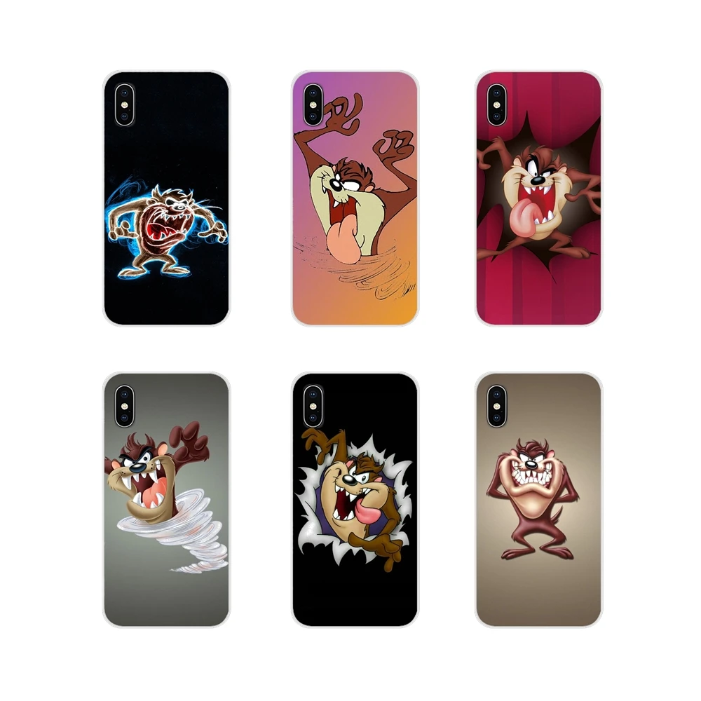 Прозрачный мягкий чехол для Apple iPhone X XR XS 11Pro MAX Looney Tunes Tasmanian Devil Taz 6S 7 8 Plus ipod touch 5 6 |