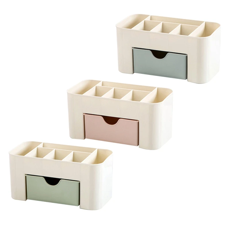 

1pc Makeup Organizer Cosmetic Drawers Storage Box Desktop Jewelry Display Nail Polish Lipstick Holder Makeup Drawer Container